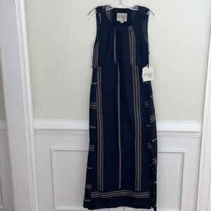 Ace & Jig Linen Field Maxi Dress black, NWT